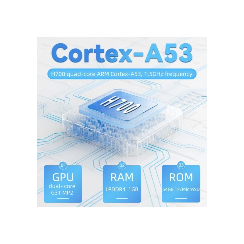 ANBERNIC RG35XX Retro håndholdt spillekonsol 3,5-tommer IPS skærm stilfuldt design PSP understøttelse grå