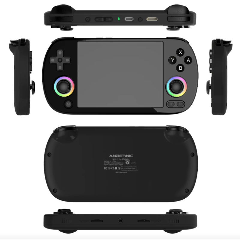 ANBERNIC RG40XX H: Retrogaming Håndholdt Konsol - Linux, 4.0" IPS & Klassiske Spil!