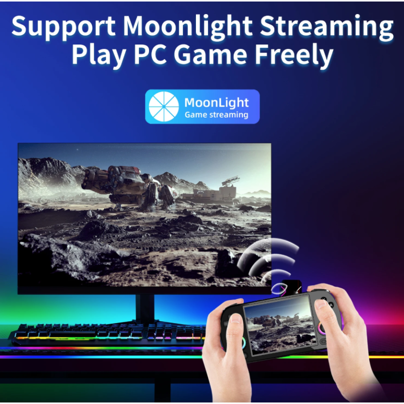 ANBERNIC RG40XX H: Retrogaming Håndholdt Konsol - Linux, 4.0