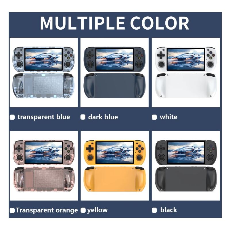 POWKIDDY RGB10 MAX3 Retro håndholdt konsol med RK3566 5 tommer IPS skærm og 1280x720 opløsning gamere elsker