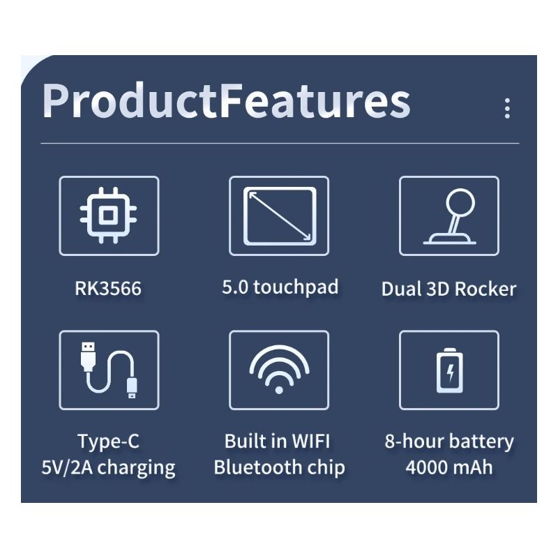 POWKIDDY RGB10 MAX3 Retro håndholdt konsol med RK3566 5 tommer IPS skærm og 1280x720 opløsning gamere elsker