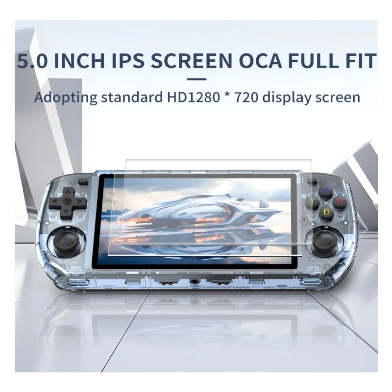 POWKIDDY RGB10 MAX3 Retro håndholdt konsol med RK3566 5 tommer IPS skærm og 1280x720 opløsning gamere elsker