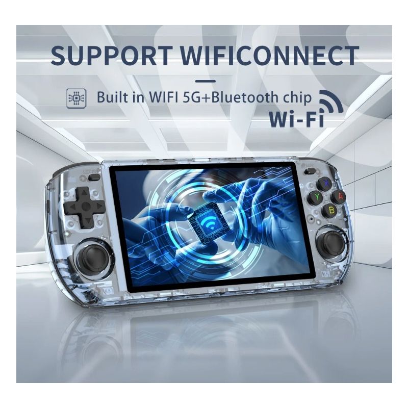 POWKIDDY RGB10 MAX3 Retro håndholdt konsol med RK3566 5 tommer IPS skærm og 1280x720 opløsning gamere elsker