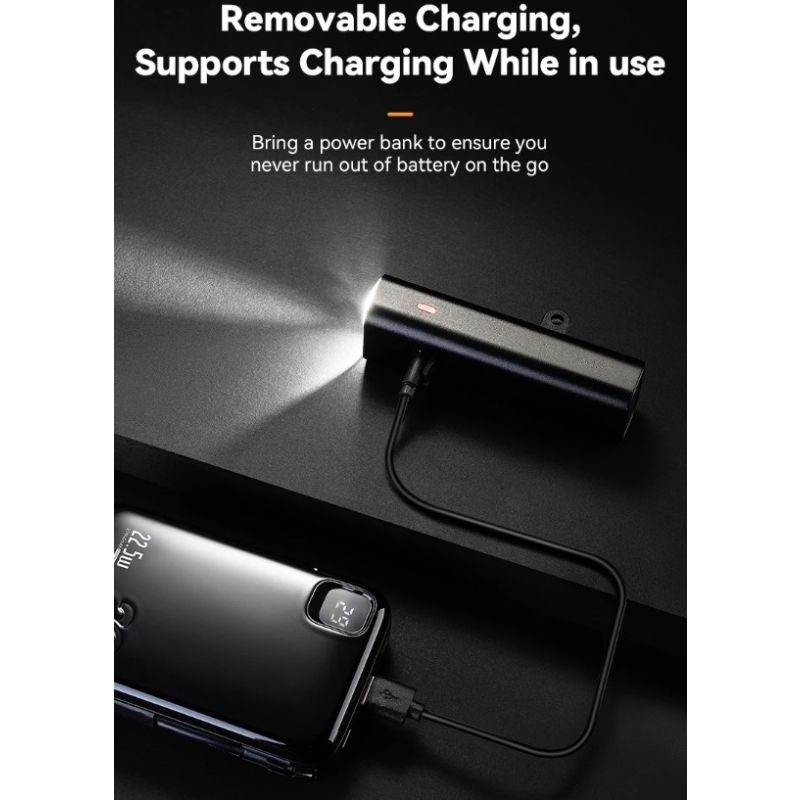 ROCKBROS RHL-1000LUMEN Cykelforlygte 1000 Lumen Type-C Genopladelig Regntæt LED Sikkerhed til Pendling MTB