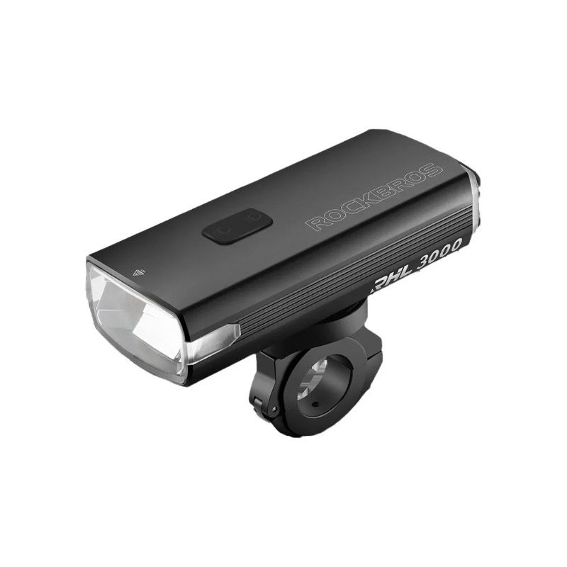 ROCKBROS RHL3000 cykellygte 3000 lumen genopladelig 10000mAh vandtæt MTB forlygte med høj lysstyrkejustering