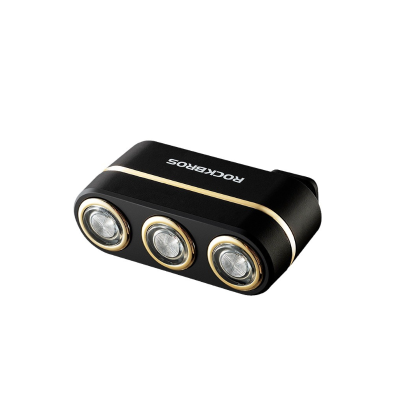 ROCKBROS Smart Cykelbaglygte m/ bremsesensor, IP64 vandtæt, Type-C opladning, Sikker Natcykling