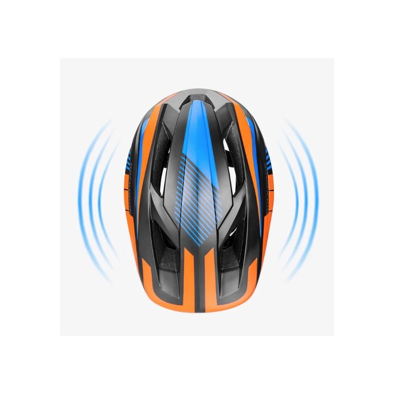 ROCKBROS Cykelhjelm til børn med aftageligt design MTB hjeleventyrsport Åndbar ventilation Letvægtshjelm