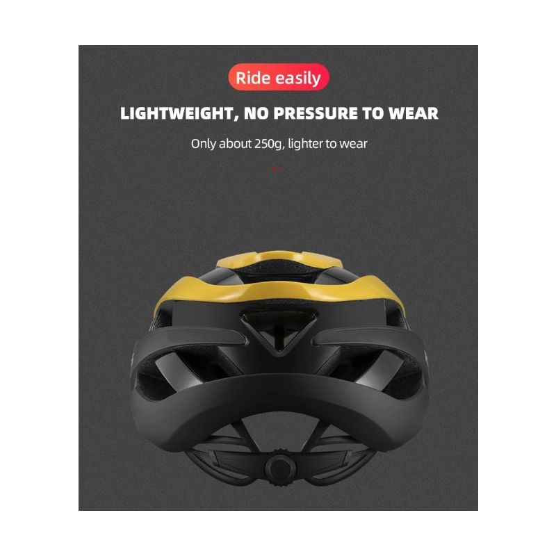 ROCKBROS Cykelhjelm Ultralet MTB Hjelm Komfortabelt Letvægts Cykeltilbehør med Anti-sved Teknologi