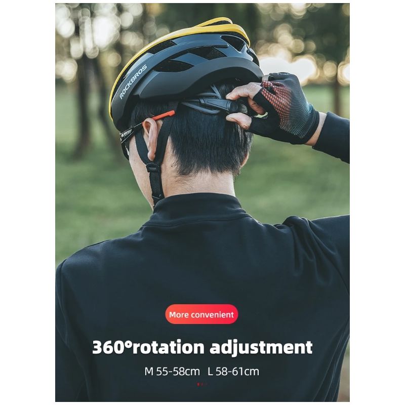 ROCKBROS Cykelhjelm Ultralet MTB Hjelm Komfortabelt Letvægts Cykeltilbehør med Anti-sved Teknologi
