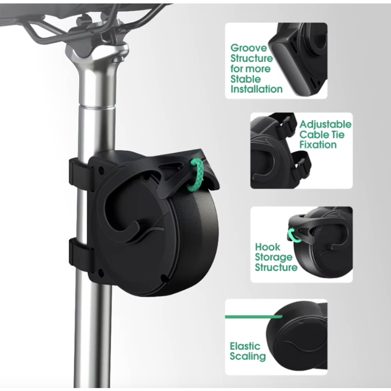 Cykelslæbetov Fleksibel Tilbagetrækkelig Cykeltraktor Mountainbike Familiecykeludstyr Letvægt Cykeltilbehør