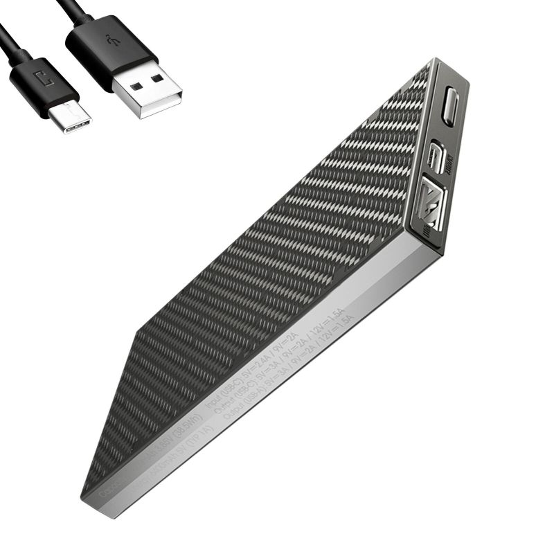 NITECORE NB10000 10000mAh letvægts powerbank QC Dual Port USB USB-C kompakt hurtig opladning smartphone tilbehør