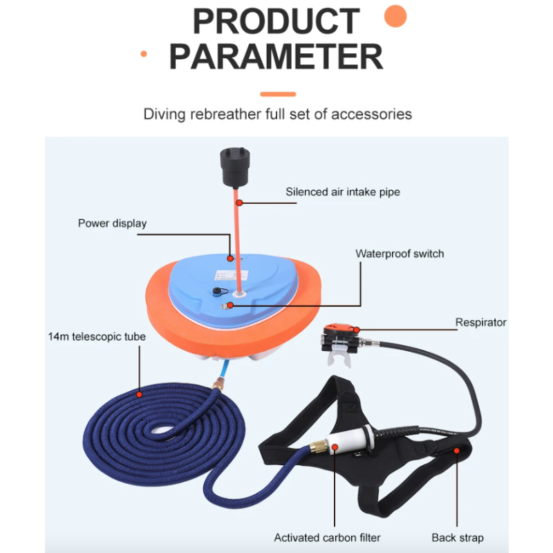 Oplev Scuba Dykning med Ventilator Z270 Z500 Avanceret Vandtæt Dykkerudstyr til Sikker og Komfortabel Udforskning