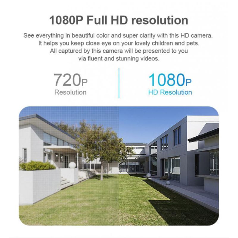 Oplev Trådløs 5G Wifi E27 Pære Overvågningskamera med Nattesyn og Fuld Farve til Smart Home Hjemmesikkerhed