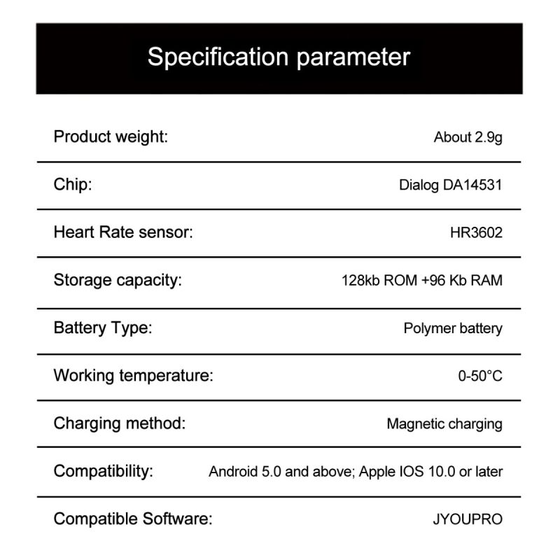 Multifunktionel Smart Ring stilfuldt tilbehør sundhedskammerat sundhedsovervågning med puls og søvnanalyse