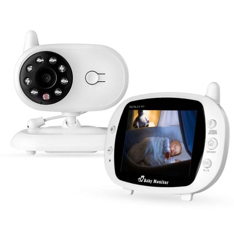 Oplev SP850 trådløs video babyalarm 3,5" TFT skærm med 2-vejs lyd for moderne forældres ro i sindet