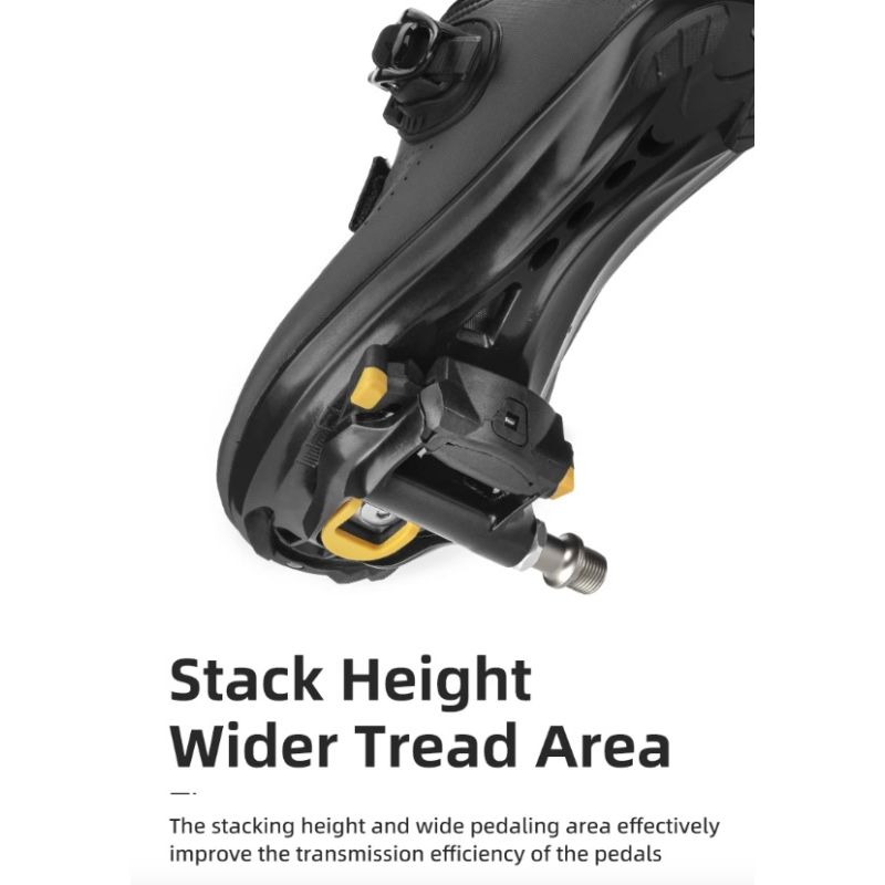 ROCKBROS SPD-SL selvlåsende cykelpedaler ultralette aluminiumslegering til høj ydeevne på landevejscykler