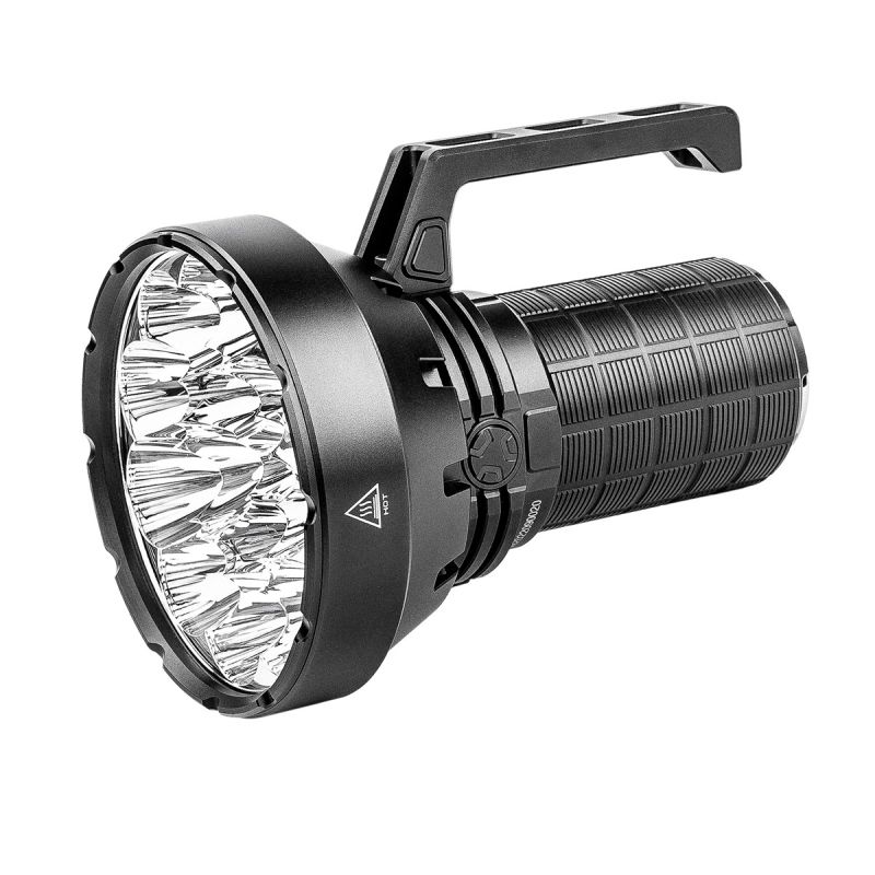 IMALENT SR16: Superlys Lommelygte med 55000 Lumen! 1715m Lang R&aelig;kkevidde, Genopladelig LED.