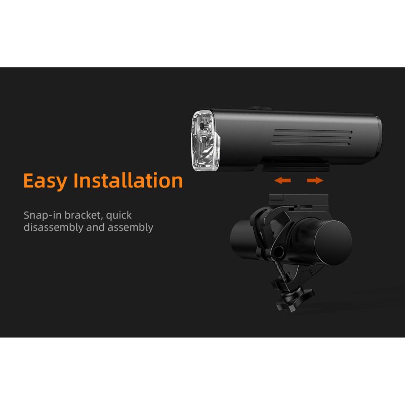 SUPERFIRE BL12 1300LM Cykel Forlygte USB Genopladelig 4800mAh LED Forlygte Cykel Lampe Cykling