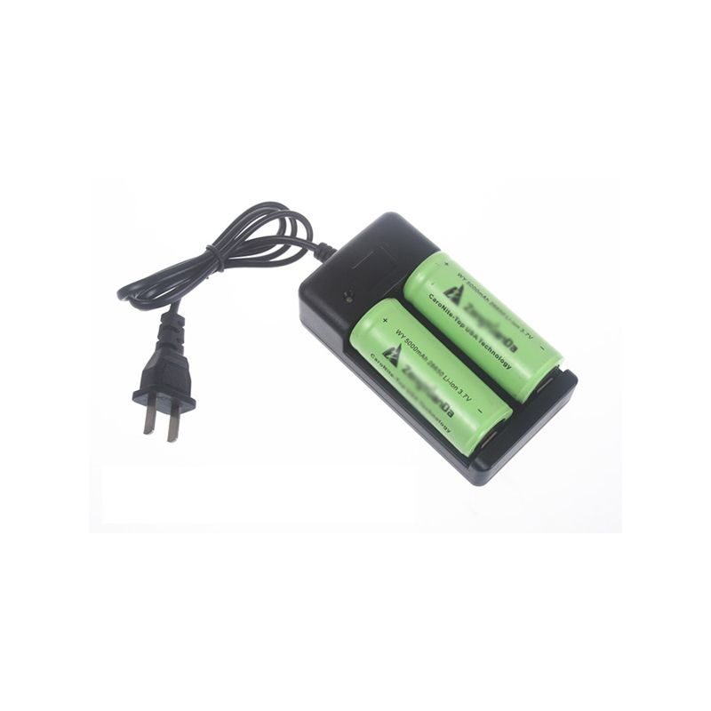 UltraFire batterioplader 18650/26650 genopladelige batterier AC 100~240V høj opladningseffektivitet kompakt design