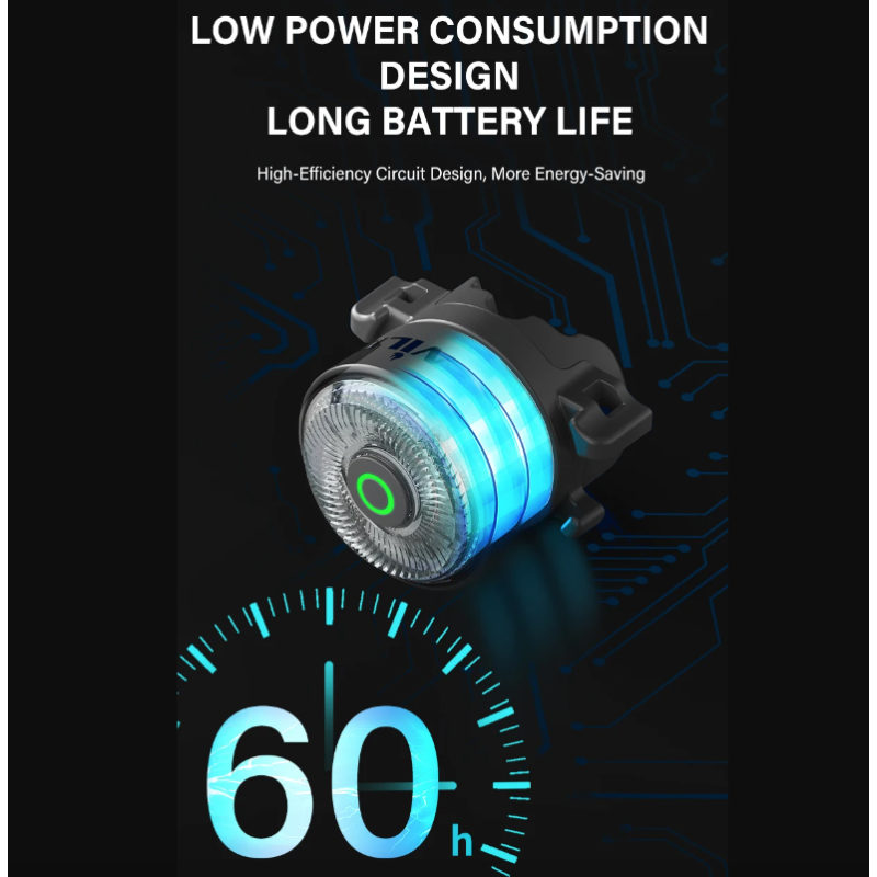 TOWILD TL03Pro cykelbaglygte med smart bremsesensor genopladelig LED cykel lys for øget synlighed