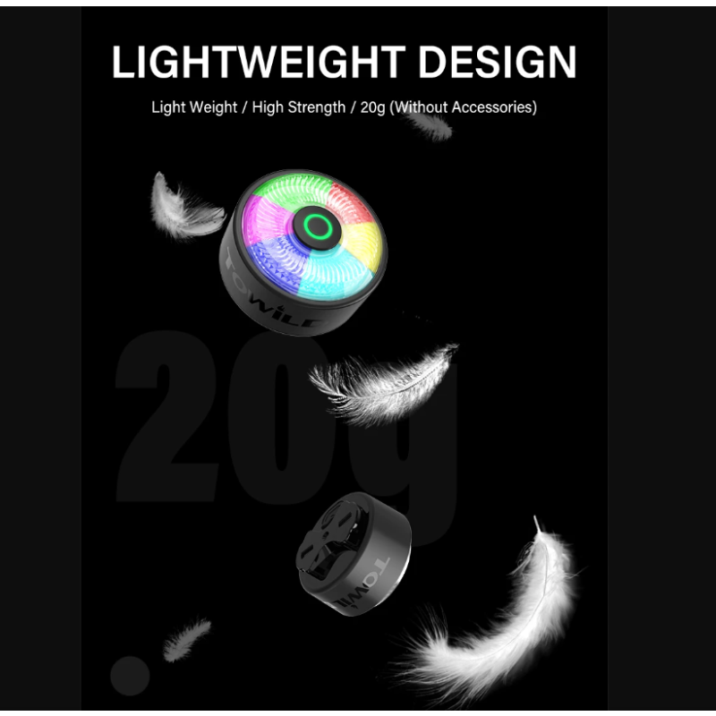 TOWILD TL03Pro cykelbaglygte med smart bremsesensor genopladelig LED cykel lys for øget synlighed