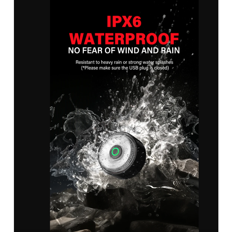 TOWILD TL03Pro cykelbaglygte med smart bremsesensor genopladelig LED cykel lys for øget synlighed