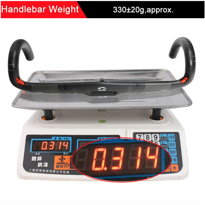 TOSEEK fuld carbon styr 400mm 420mm 440mm racer cykelstyr med høj kvalitet kulfiber aerodynamisk cykelstyr