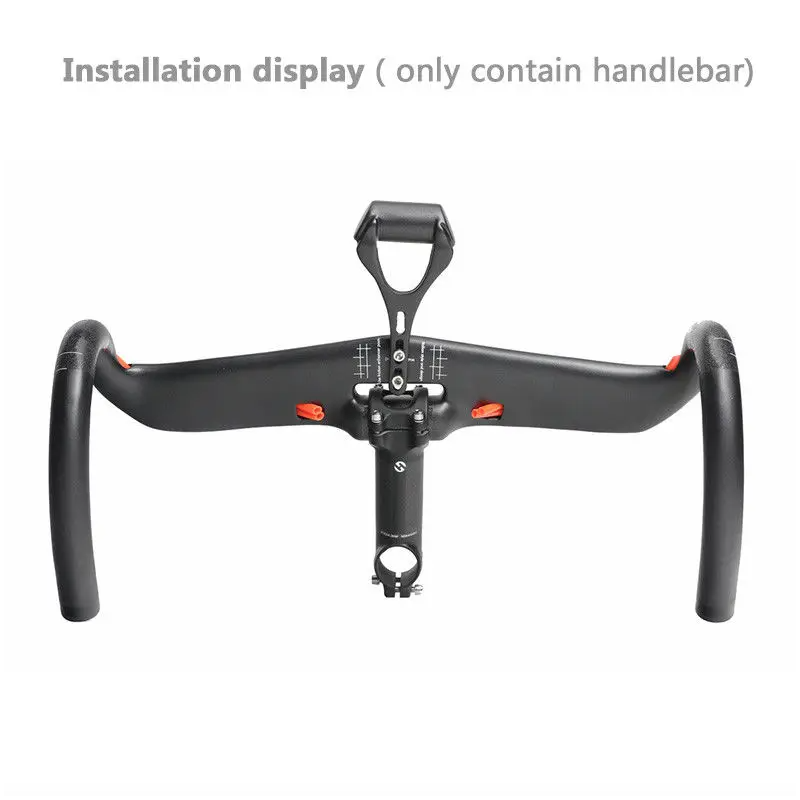 TOSEEK fuld carbon styr 400mm 420mm 440mm racer cykelstyr med høj kvalitet kulfiber aerodynamisk cykelstyr