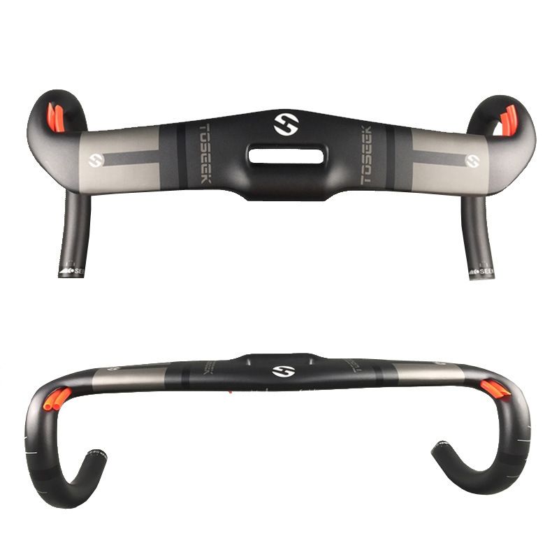 TOSEEK fuld carbon styr 400mm 420mm 440mm racer cykelstyr med høj kvalitet kulfiber aerodynamisk cykelstyr