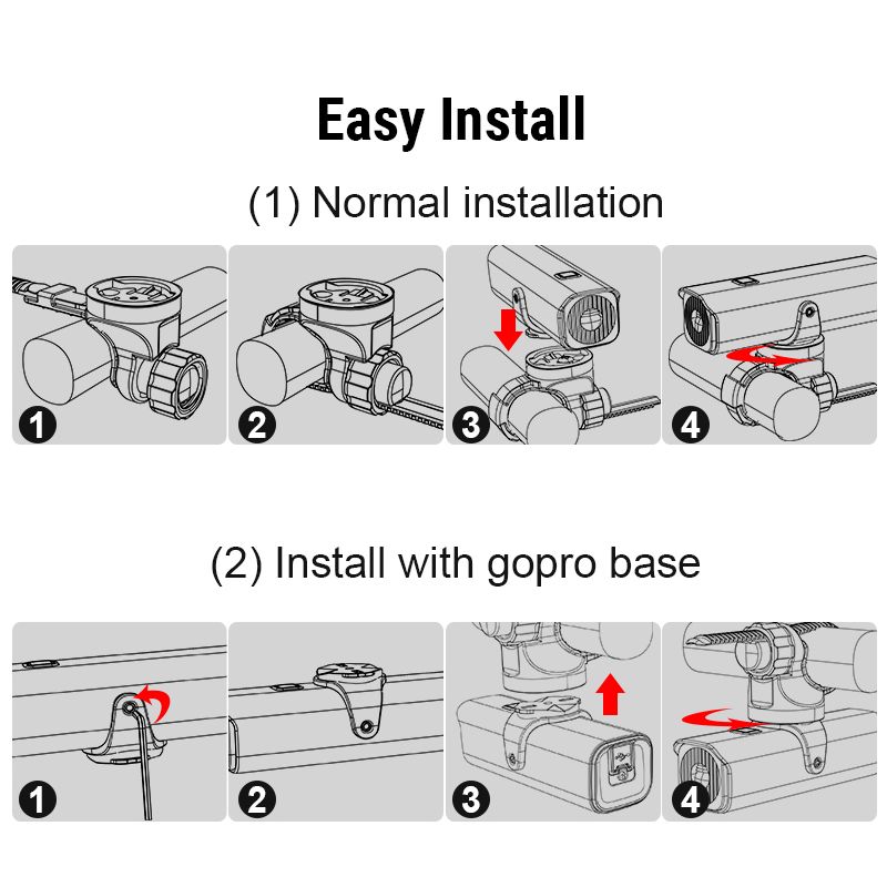 TOWILD CL1200 cykelforlygte 1200LM med USB genopladelig 21700 4000mAh batteri LED lys til pendling og natcykling