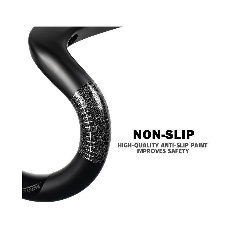 TOSEEK TR5500 landevejscykelstyr fuld kulfiberstamme ultralet letvægts mat sort finish præcisionskontrol design