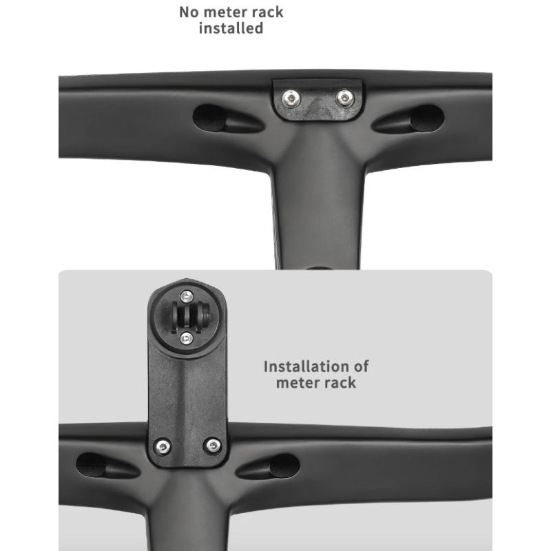 TOSEEK TR5500 landevejscykelstyr fuld kulfiberstamme ultralet letvægts mat sort finish præcisionskontrol design