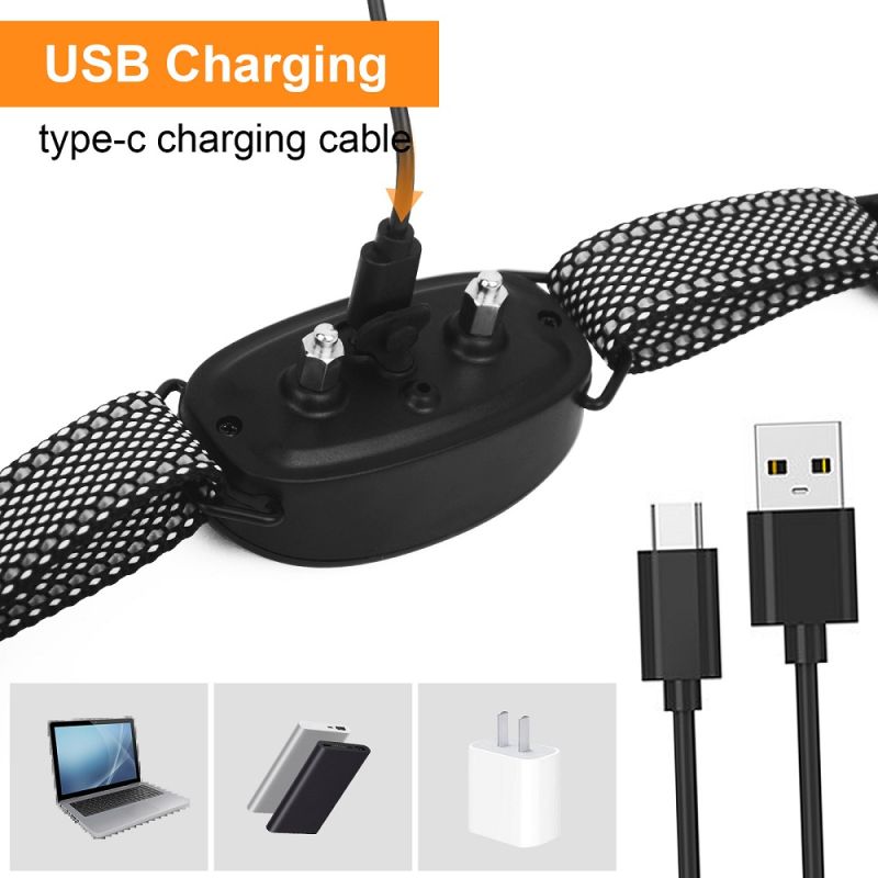 Automatisk anti-gøende hundehalsbånd Genopladelig barkprop Effektiv stop gøen IP67 vandtæt hundetræningshalsbånd