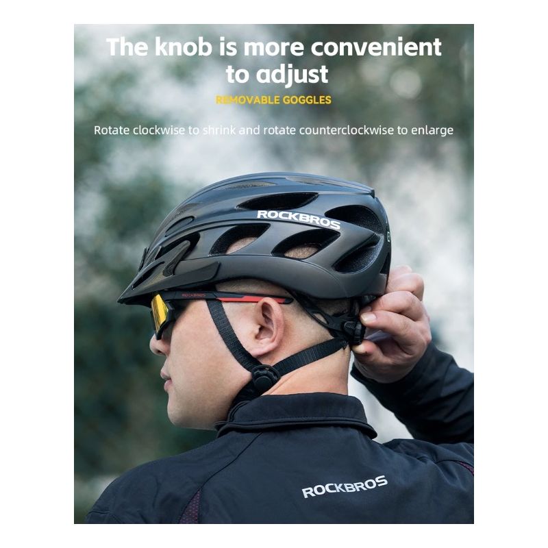 ROCKBROS letvægts cykelhjelm EPS integreret støbt åndbar ventilationssystem cyklingsikkerhed MTB landevej