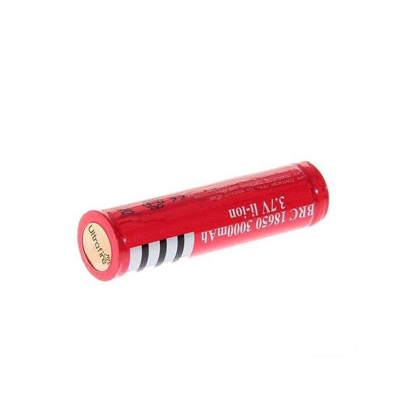 Oplev UltraFire 18650 3.7V 3000mAh Genopladeligt Batteri til lommelygter bærbar elektronik og udendørs brug