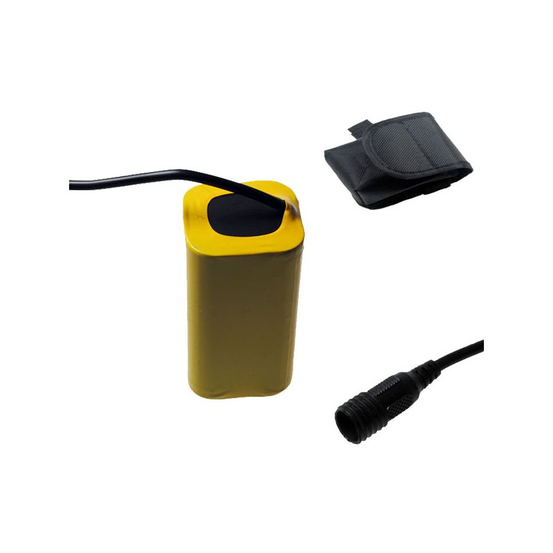 Skrue Fixed Interface 8.4V 4x18650 8800mAh cykel forlygte batteri med LED lys ideel til pendling og cykelentusiaster