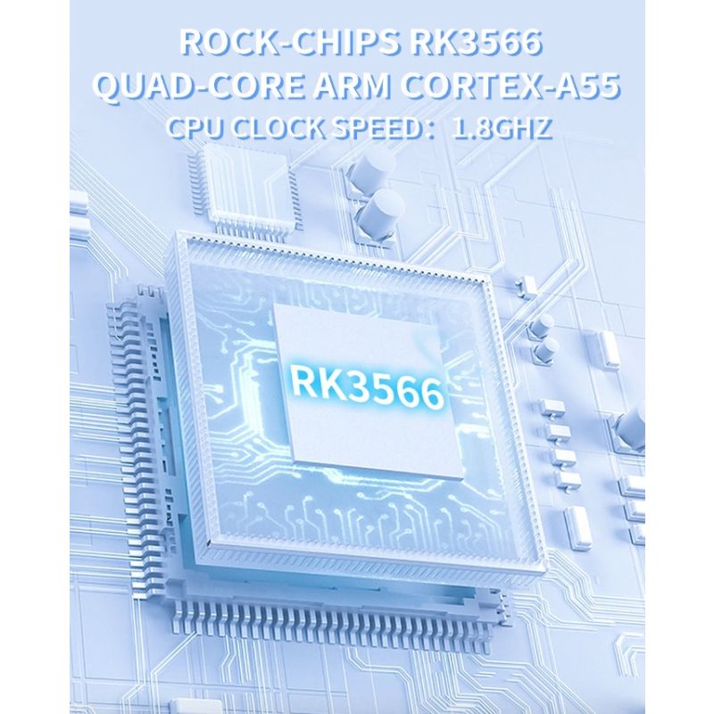 POWKIDDY X55 håndholdt spilkonsol retro gaming 5,5 tommer IPS skærm med RK3566 processor bærbar gaming