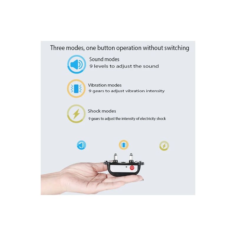 Trådløst Elektronisk Hegn og Smart Hundetræningsenhed med Farveskærm To-i-En Hundeenhed til Kæledyrssikkerhed