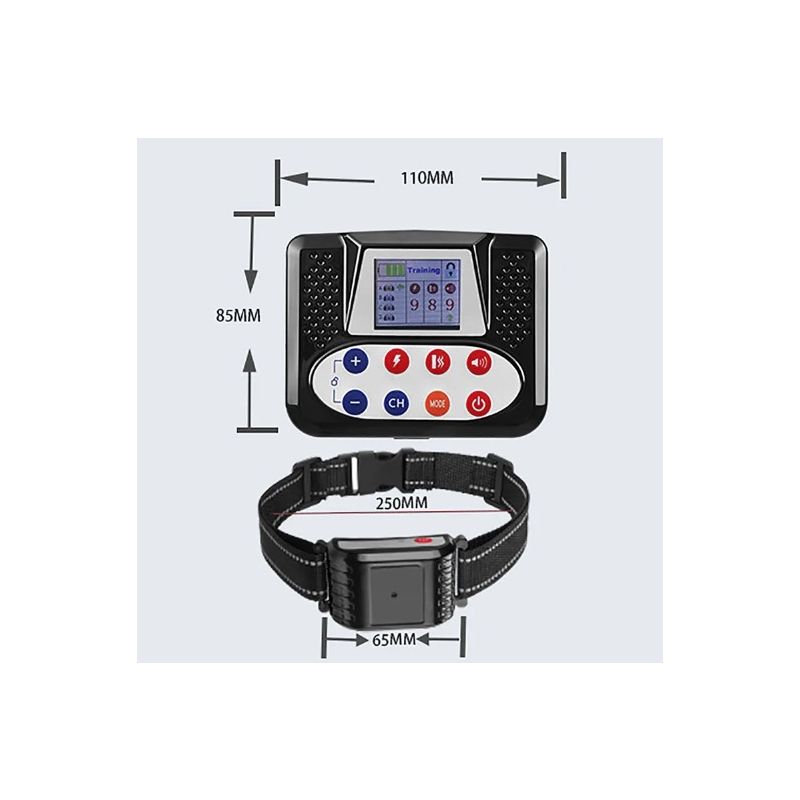 Trådløst Elektronisk Hegn og Smart Hundetræningsenhed med Farveskærm To-i-En Hundeenhed til Kæledyrssikkerhed