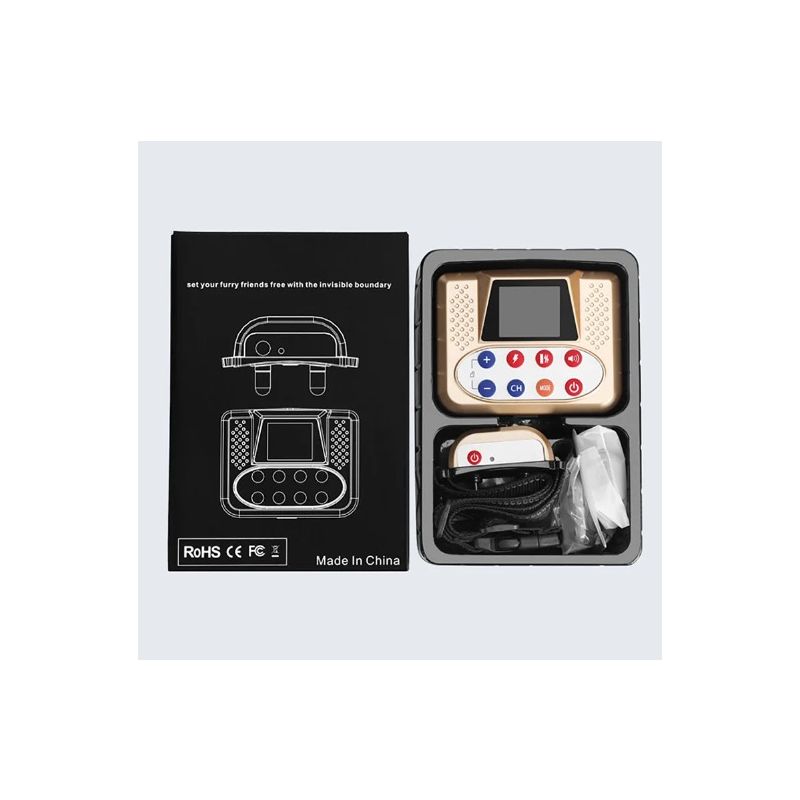 Trådløst Elektronisk Hegn og Smart Hundetræningsenhed med Farveskærm To-i-En Hundeenhed til Kæledyrssikkerhed
