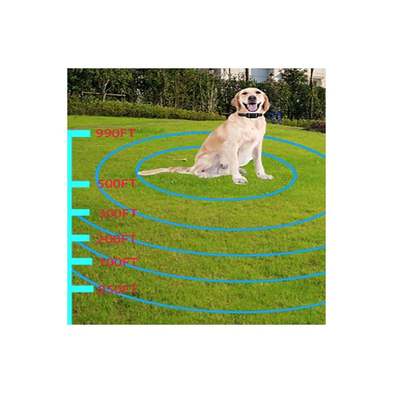 Trådløst Elektronisk Hegn og Smart Hundetræningsenhed med Farveskærm To-i-En Hundeenhed til Kæledyrssikkerhed