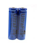 Ultrafire TR 5000mAh 3.7V 18650 Li-Ion genopladeligt batteri (1 par)