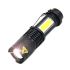 SK68 XML-Q5 COB LED Mini lommelygte Pålidelig lysstyrke robust materiale perfekt til camping og nødbelysning
