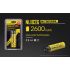 Nitecore 18650 Li-ion batteri NL1826 2600mAh 3.7V til lommelygter og kameraer pålidelig og hurtig opladning