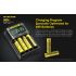 Nitecore UMS4 intelligent USB oplader fire-slot oplader med hurtig opladning til batterientusiaster