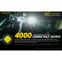 Nitecore P10iX stærk LED lommelygte 4000 lumen fleksibel batterivalg perfekt til udendørs og militær brug