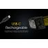 NITECORE NU25 opgraderet forlygte 400 lumen USB-C genopladelig letvægtsforlygte til udendørs eventyr