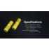 Oplev NITECORE NL2160HP 6000mAh 3.6V kompakt 21700 USB-C Li-ion batteri til elektronik og camping