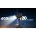 NITECORE TINI3 Nøglering Lys 600 Lumens Mini EDC Lommelygte Kompakt Genopladelig Perfekt til Udendørs Eventyr