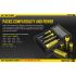 NITECORE D4 DELICHARGER LCD DISPLAY batteri oplader intelligent opladning Li-ion 18650 14500 26650 kompatibel